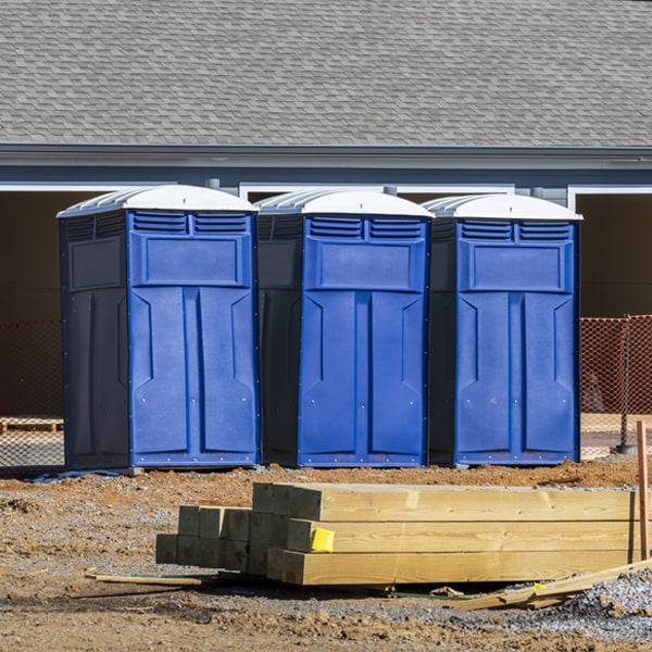 how do you ensure the portable restrooms are secure and safe from vandalism during an event in Dune Acres Indiana